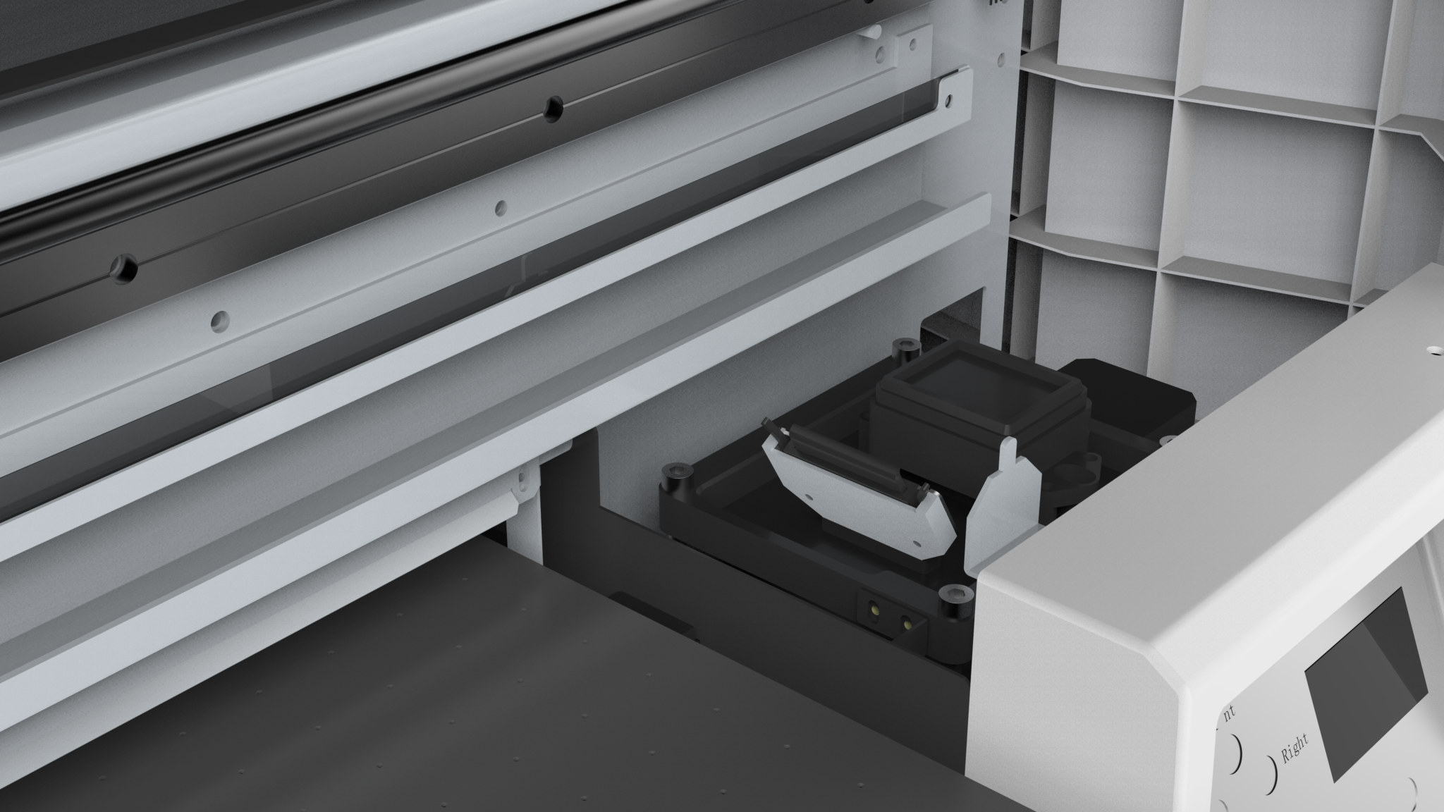 L'imprimante UV Led A3 Max et sa station de travail