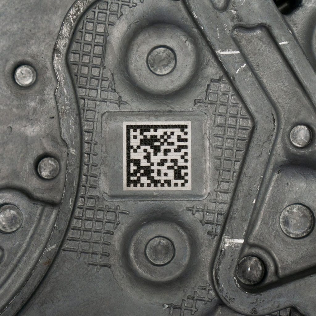 Marquage laser CO₂ durable Data Matrix pour traçabilité industrielle