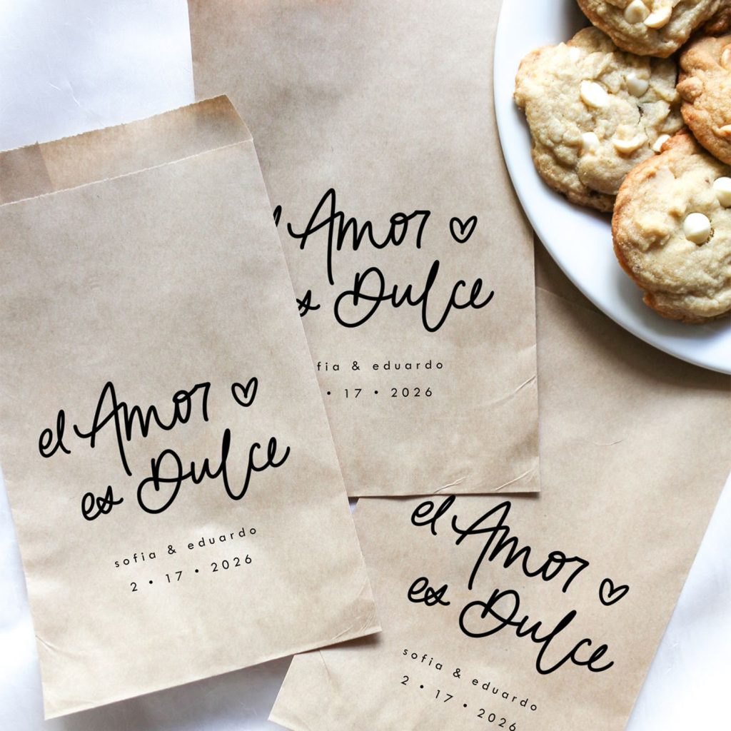 Impression Single Pass sur des sachets kraft destinés à la pâtisserie