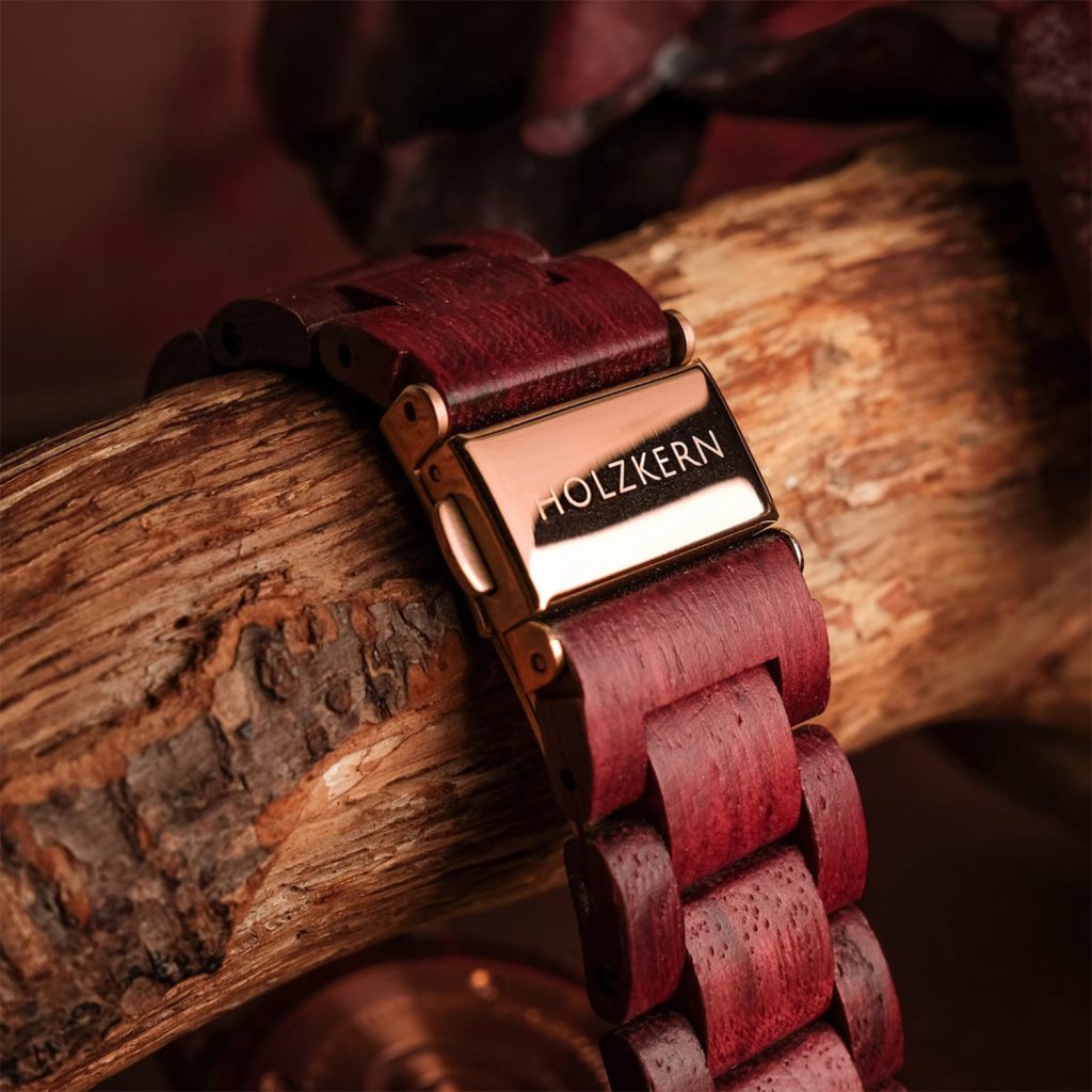 Fermoir de bracelet de montre marqué au laser fibre