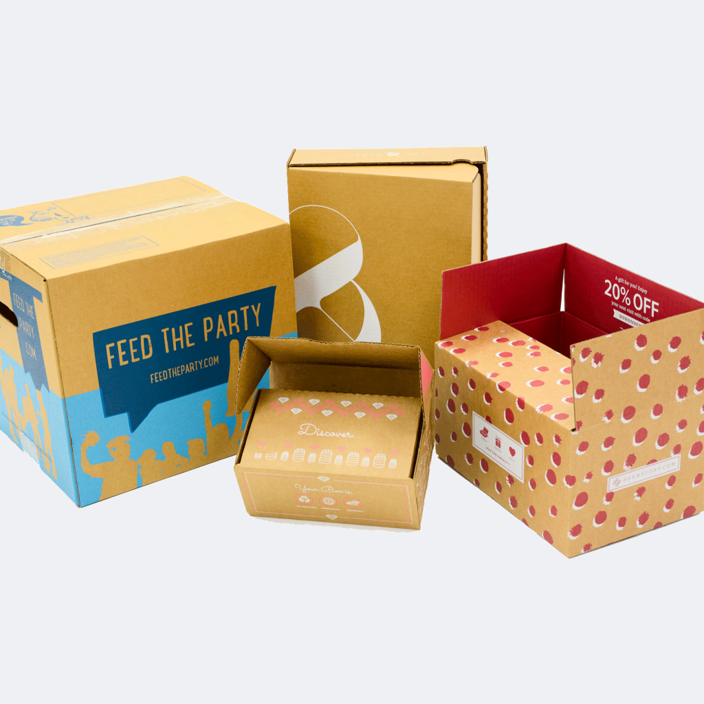 Impression Single Pass sur des cartons d'emballages