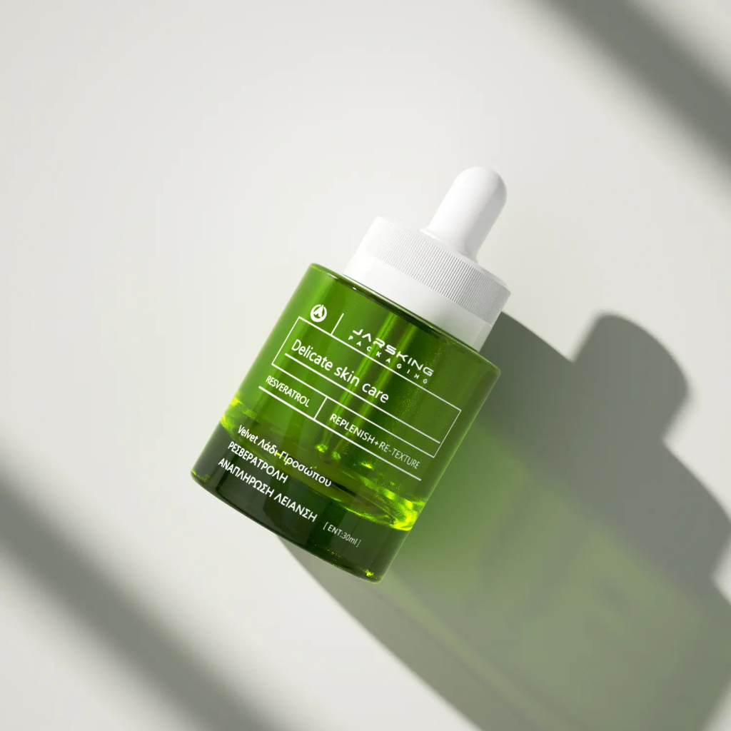 Produit de soins marqué avec une machine de tampographie