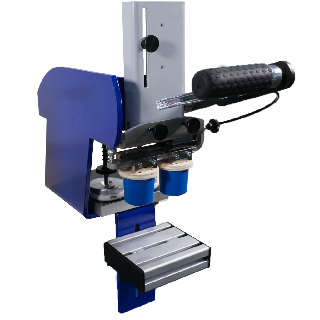 Machine manuelle 2 couleurs en tampographie