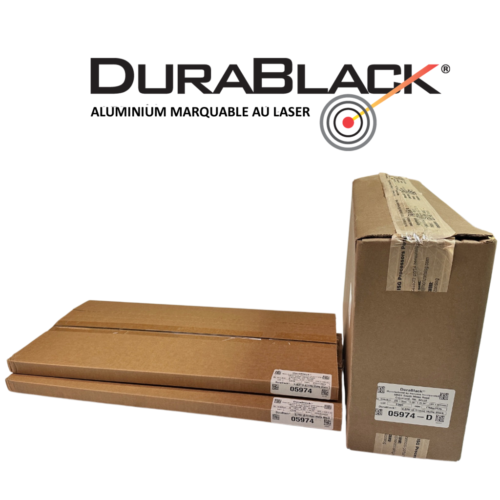Conditionnement Durablack : alumnium marquable au laser co2