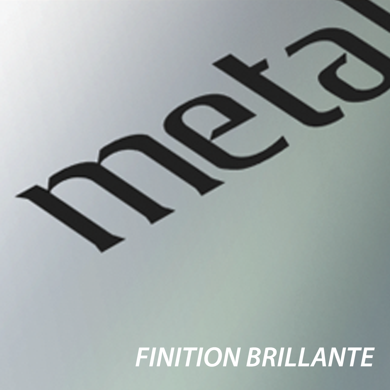 Metalphoto aluminium anodisé photosensible finition brillante