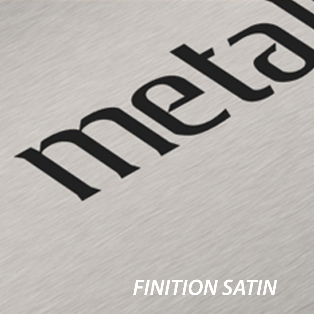 Metalphoto aluminium anodisé photosensible finition satin