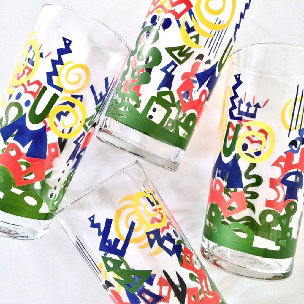 Verres imprimés en UV